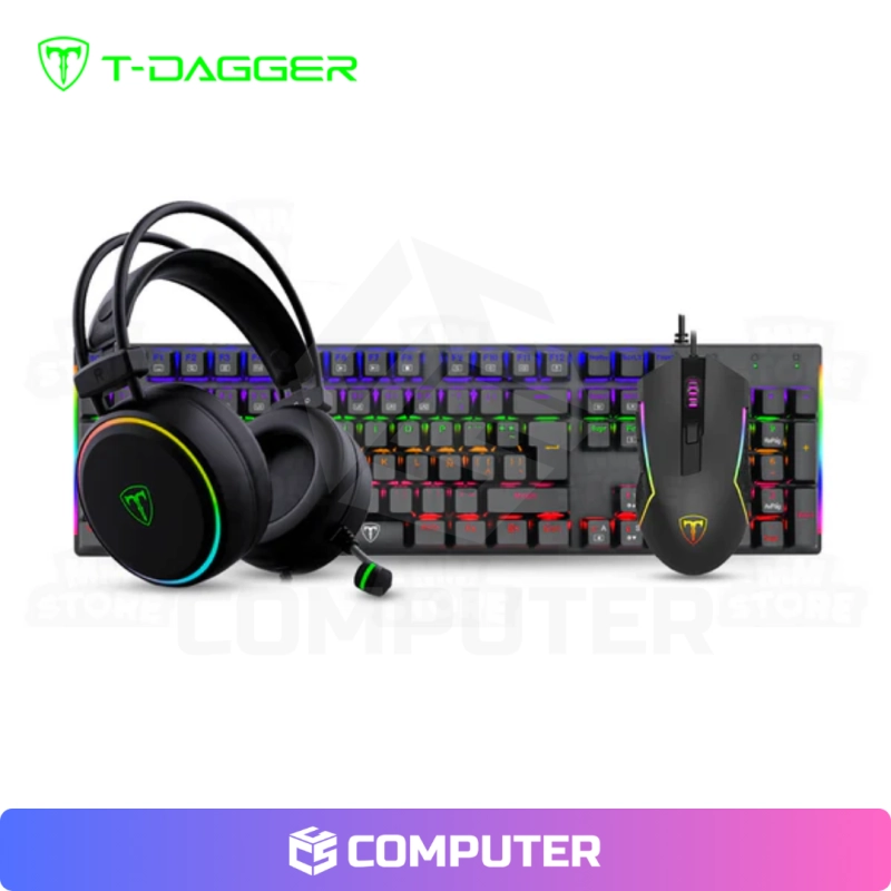 KIT T-DAGGER 3 EN 1 T-TGS009 AURICULAR + TECLADO