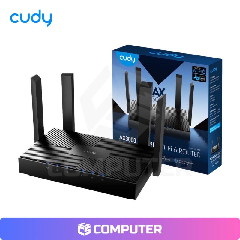 ROUTER WIFI 6 GIGABIT CUDY WR3000 AX3000