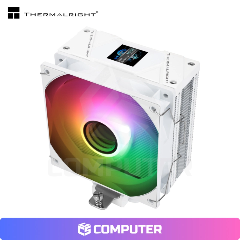 COOLER DE PROCESADOR THERMALRIGHT ASSASSIN SPIRIT 120 VISION ARGB WHITE