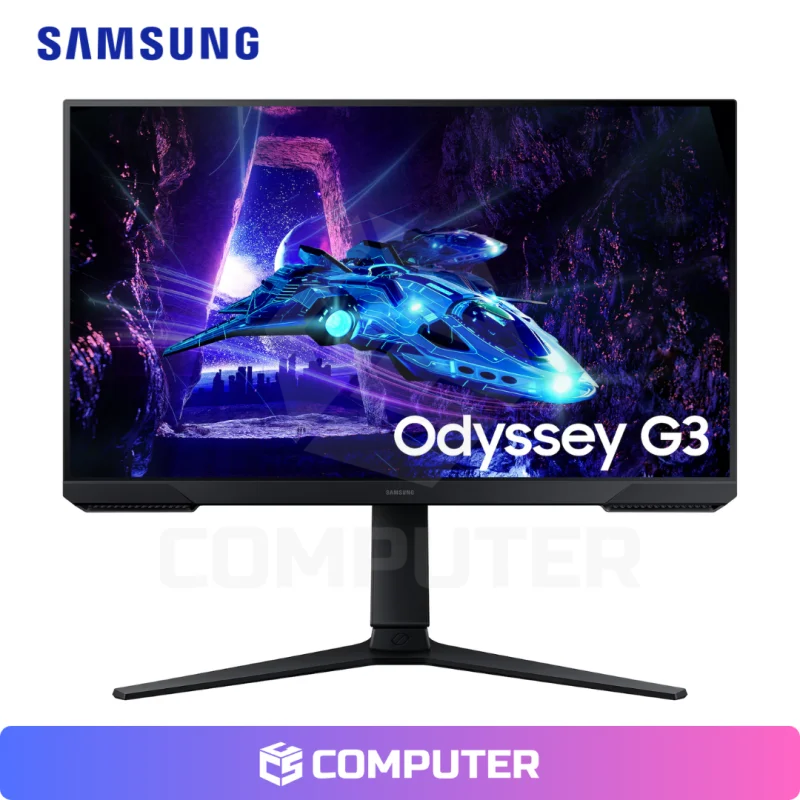 MONITOR PLANO SAMSUNG ODYSSEY G3 LS24DG300ELXPE 24P FHD/180HZ/1MS