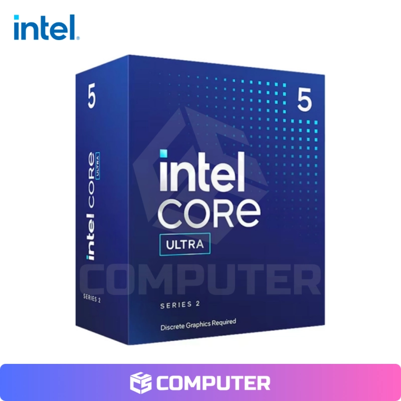 PROCESADOR INTEL CORE ULTRA 5 225F 3.30 4.9GHZ 20MB LGA1851