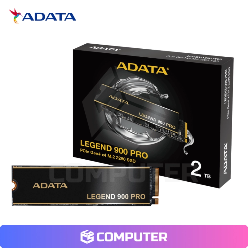 DISCO SOLIDO SSD 2TB M.2 ADATA LEGEND 900 PRO  NVME 7400/6500MB/S  C/DISP ALUMINIO