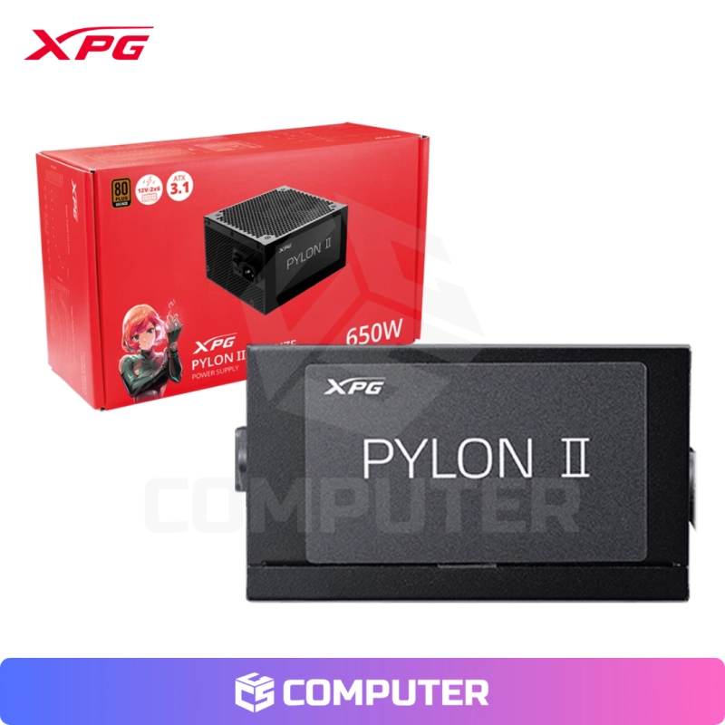 FUENTE DE PODER XPG PYLON II 650W 80 PLUS BRONZE