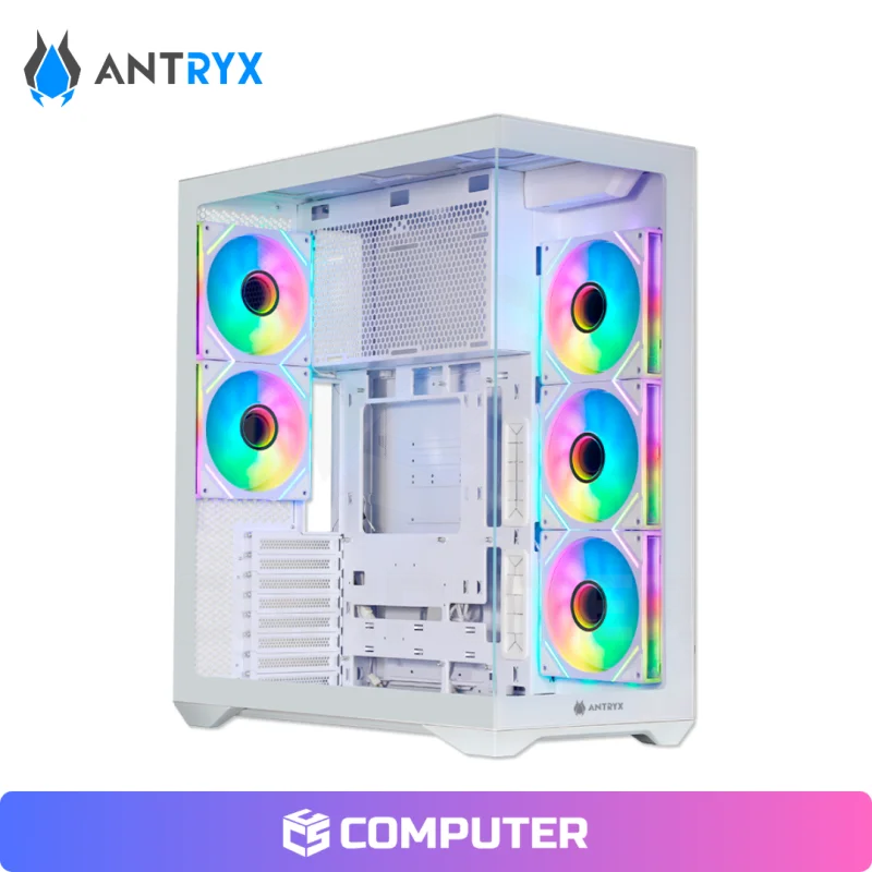 CASE ANTRYX FX 970 PRO WHITE ARGB 5FAN 140MM