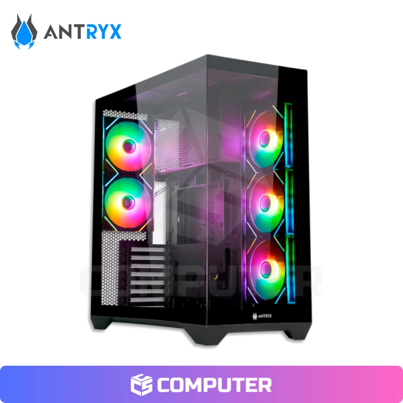 CASE ANTRYX FX 970 PRO BLACK ARGB 5FAN 140MM
