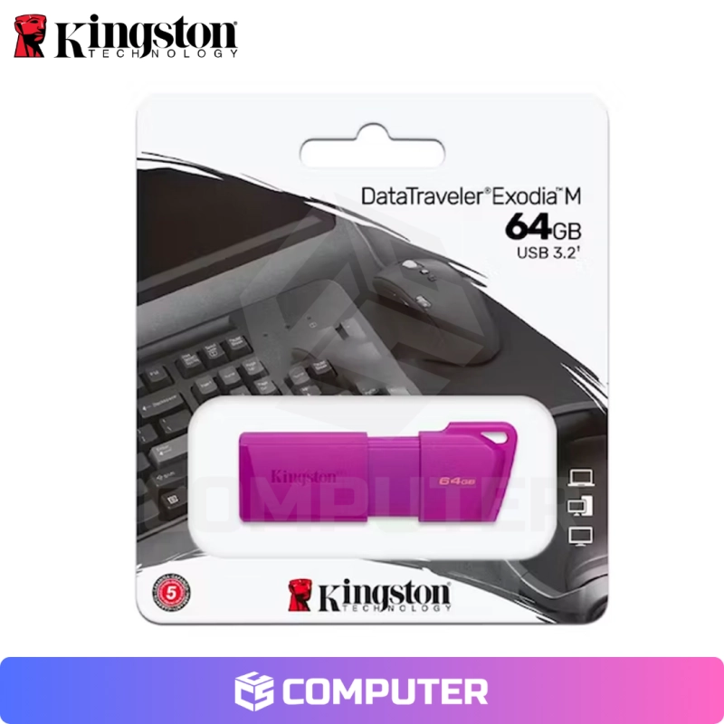 USB KINGSTON DATATRAVELER 64GB PURPLE