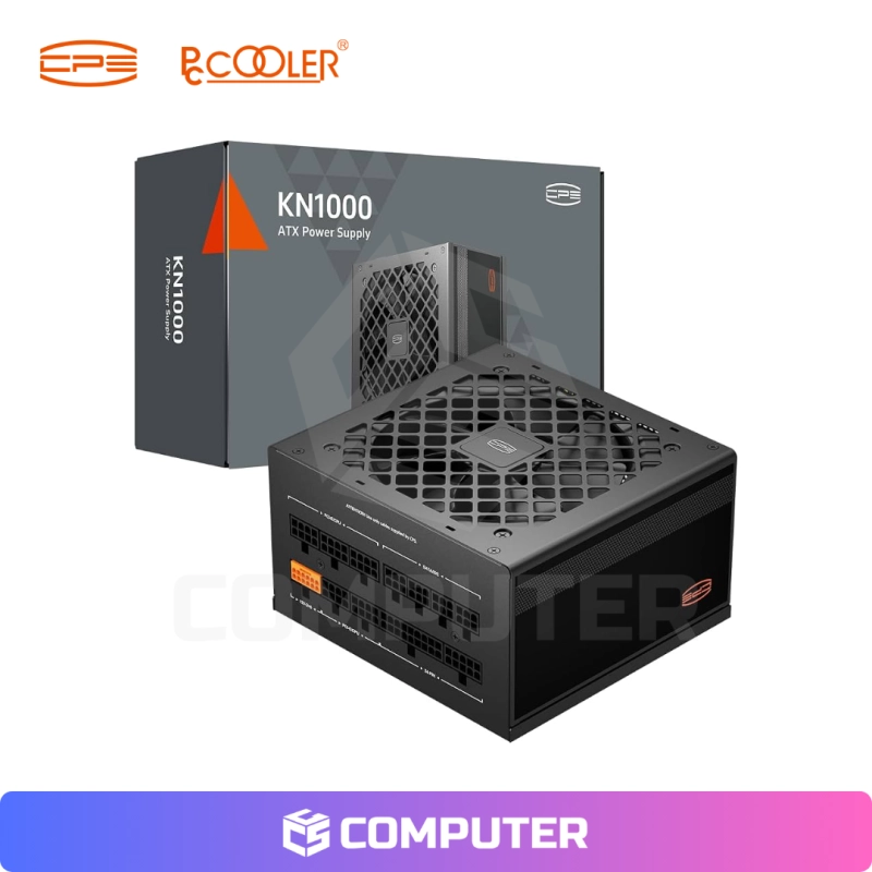 FUENTE DE PODER PCCOOLER KN1000 1000W ATX 3.1 80 PLUS GOLD FULL MODULAR