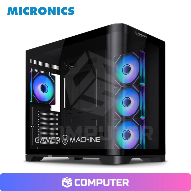 CASEE MICRONICS GALAXY BLACK MIC FC1034 4FAN ARGB