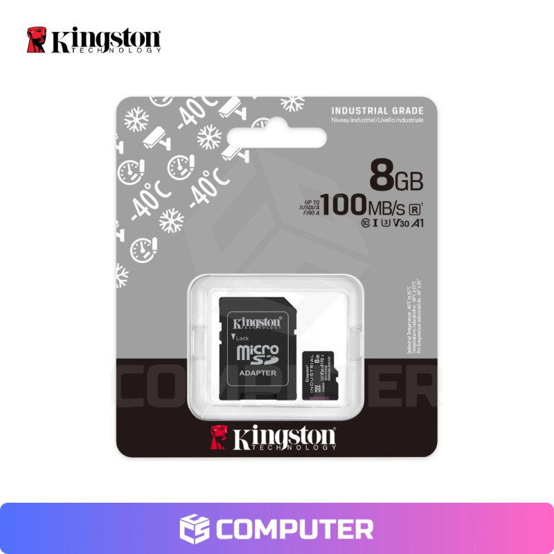 MEMORIA MICRO SD 8GB KINGSTON CLASE 4