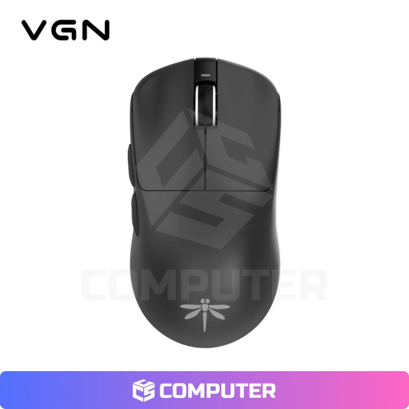 MOUSE INALAMBRICO VGN DRAGONFLY F1 PRO BLACK 26K DPI PAW3395