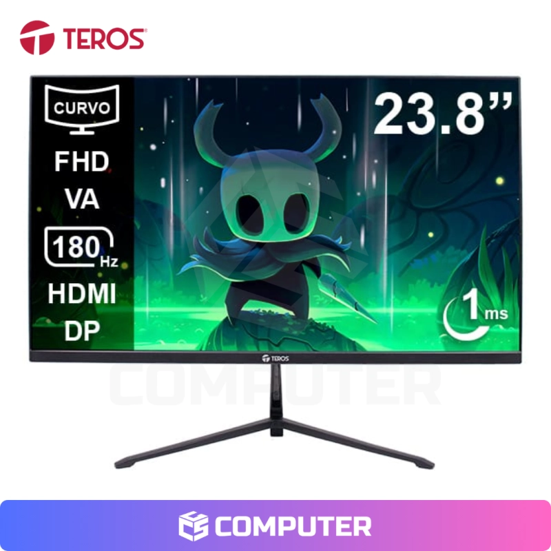 MONITOR GAMING TEROS TE-2476G 23.8P CURVO VA/180HZ/1MS