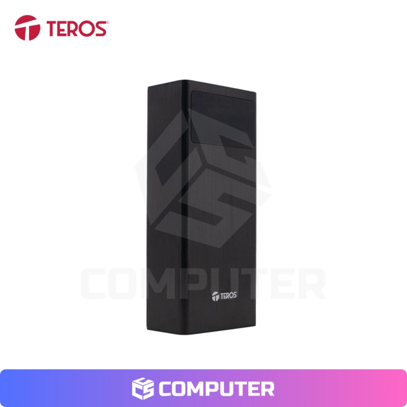 POWERBANK TEROS TE-7059N, 30000MAH, USB-A, USB-C, NEGRO