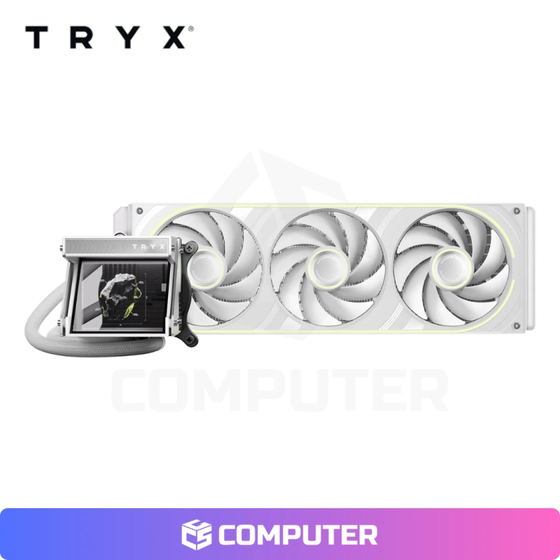 REFRIGERACION LIQUIDA TRYX HOLO 360 AIO PANTALLA HOLOGRAFICA WHITE