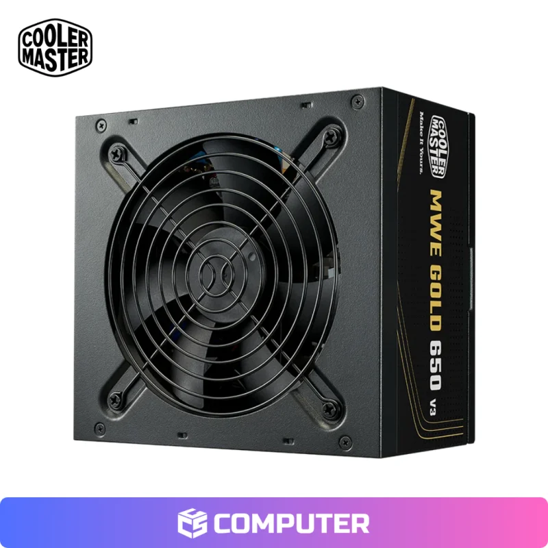 FUENTE DE PODER COOLER MASTER MWE 650W V3 80PLUS GOLD ATX 3.1
