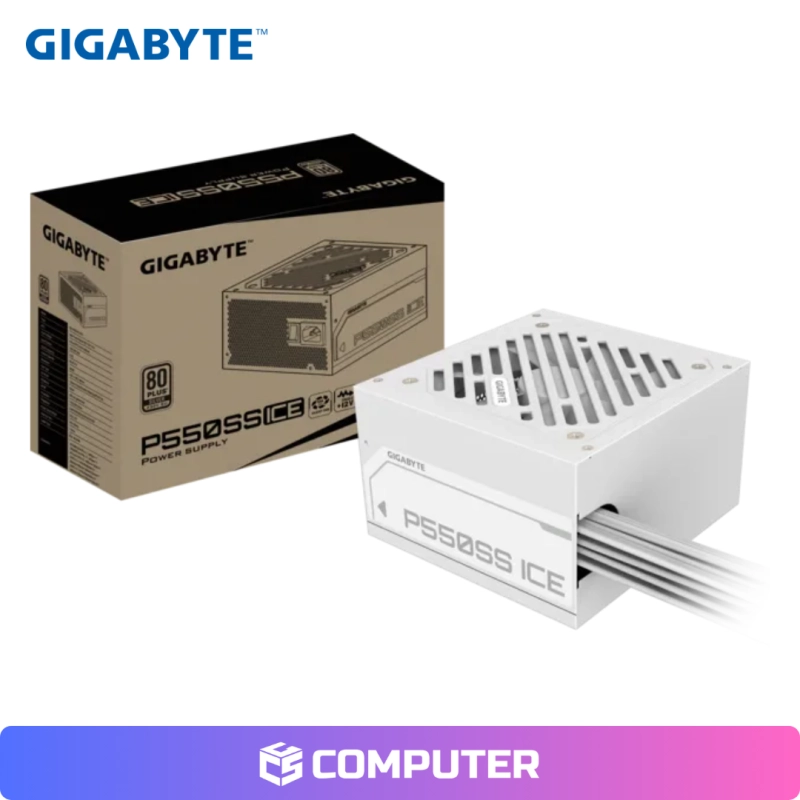 FUENTE DE PODER GIGABYTE P550SS ICE  80 PLUS SILVERŸ