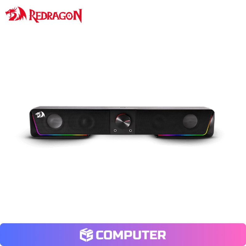 PARLANTE REDRAGON DARKNETS GS570 RGB/ USB/ 3W RMS/ 3.5MM/ BLUETOOTH 5.0/ BLACK