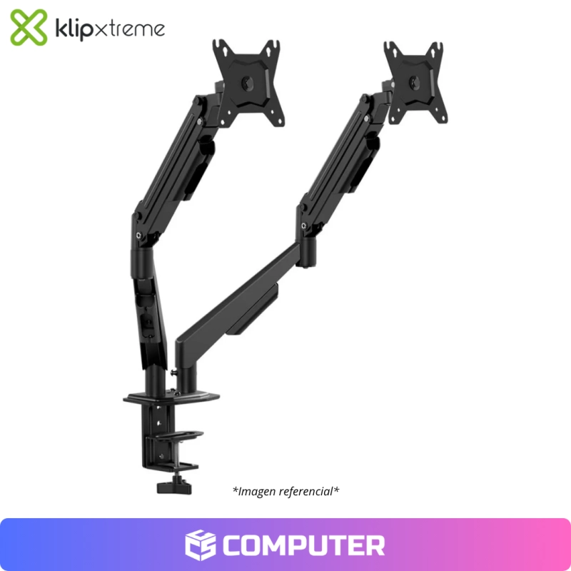 BRAZO PARA MONITOR DUAL KLIP XTREME KMM-410