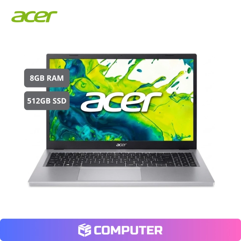 LAPTOP ACER ASPIRE GO 15 AG15-21PT-R5GQ | R5-7520U | 8GB RAM | 512GB SSD | RADEON GRAPHICS