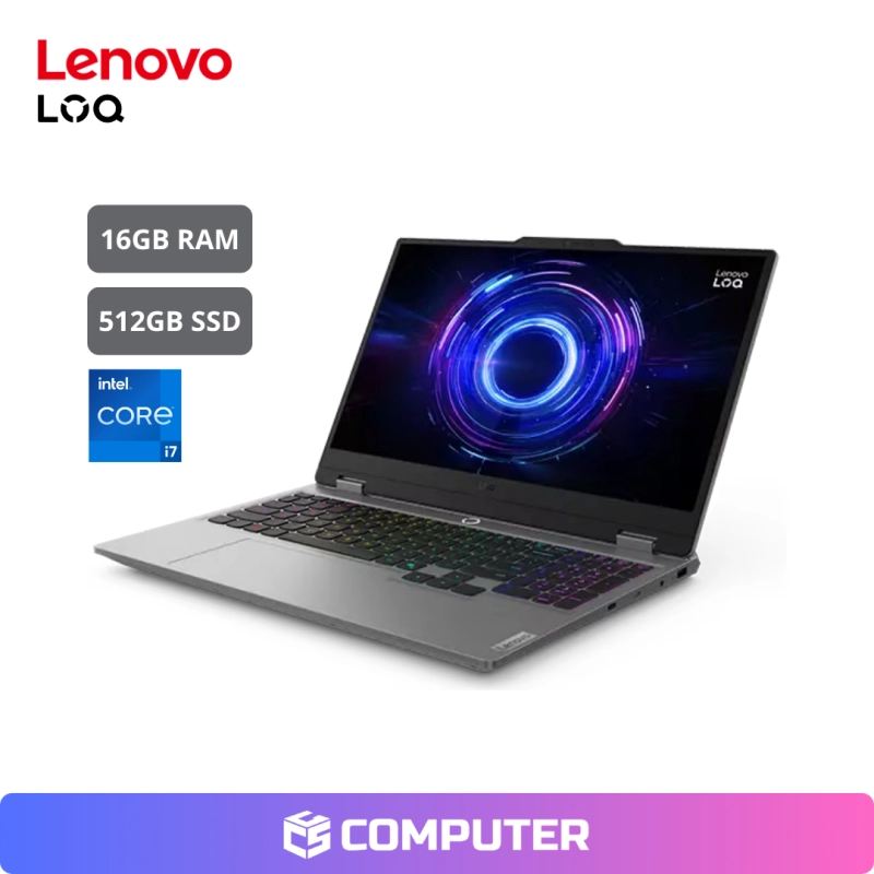 LAPTOP GAMER LENOVO 15IRX10 (83JE00Q8LM) | I7-13700HX | 16GB RAM | 512GB SSD | RTX 5050 8GB
