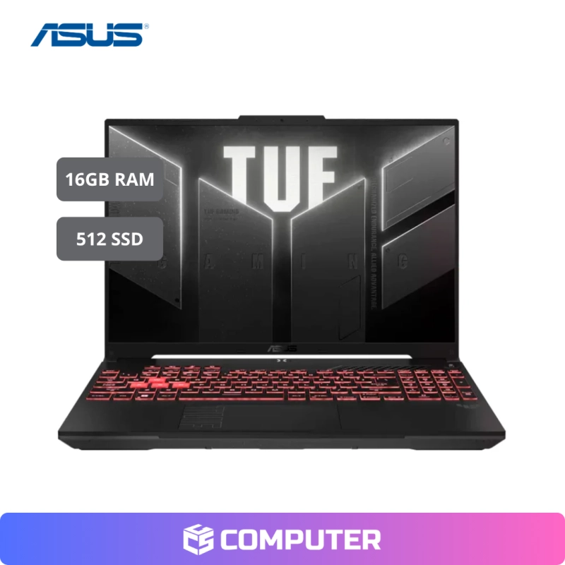LAPTOP GAMER ASUS FA607NUQ-RL013W | R7-170 | 16GB RAM | 512GB SSD | RTX 4050 6GB