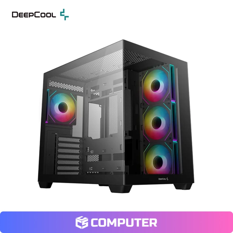 CASE GAMER DEEPCOOL CG530 4FAN ARGB/BLACK