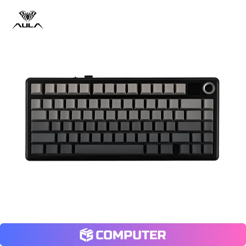 TECLADO AULA  F75 MAX  INALAMBRICO ESPAÑOL BLACK/GRADIENT REAPER SWITCH