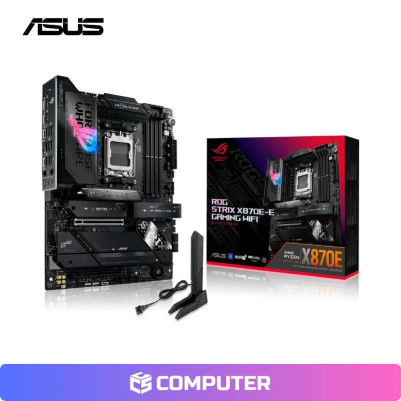 PLACA MADRE ASUS ROG STRIX X870E-E GAMING WIFI AM5