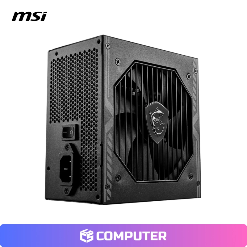 FUENTE DE PODER MSI MAG A750BN PCIE 5 III BLACK 750W 80 PLUS BRONZE
