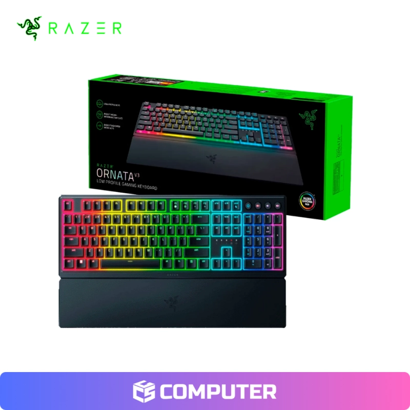 TECLADO RAZER ORNATA V3 CHROMA RGB BLACK