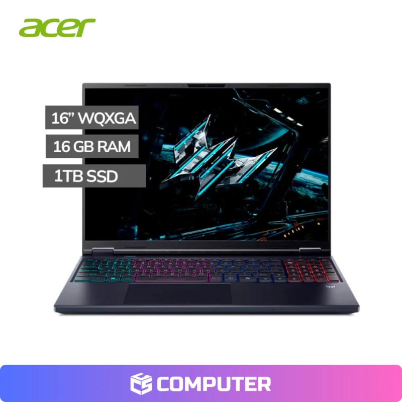 LAPTOP GAMER ACER PHN16-73-92B8 | 16GB RAM | 1TB SSD
