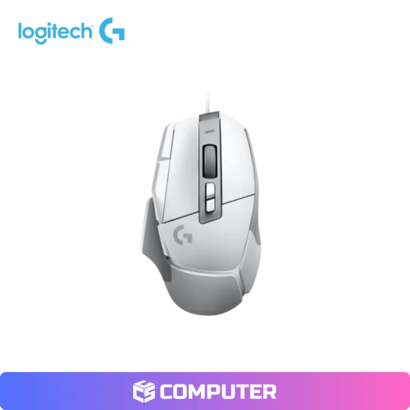 MOUSE LOGITECH GAMING G502 X HERO LIGHTFORCE/25K DPI/USB/WHITE