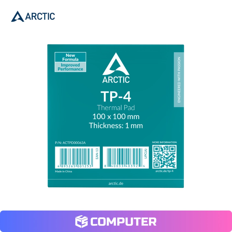 THERMAL PAD ARCTIC TP-4 100X100X1MM