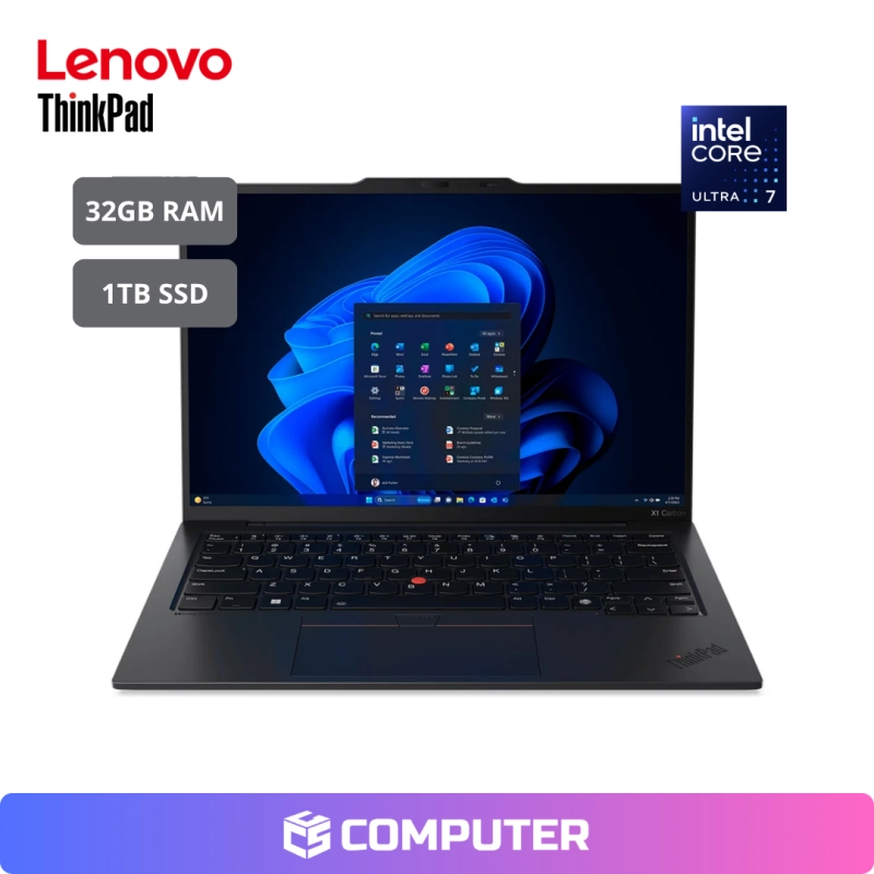 LAPTOP LENOVO X1 CARBON 12TH GEN  (21KD000XLM) | 32GB RAM | 1TB SSD