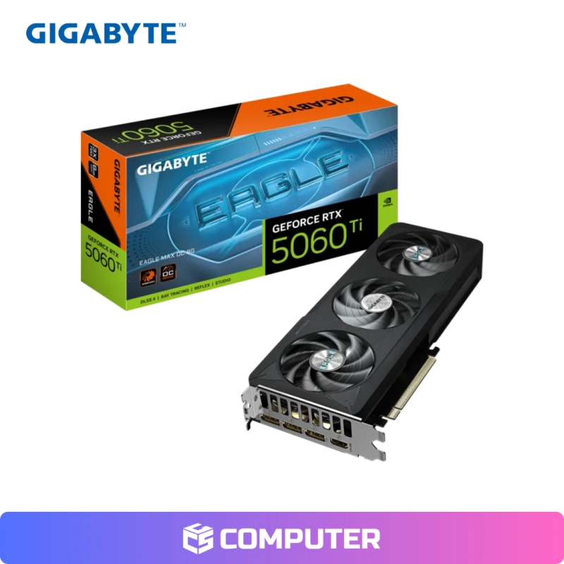 TARJETA DE VIDEO GIGABYTE GEFORCE RTX 5060 TI 8GB EAGLE MAX OC GDDR7