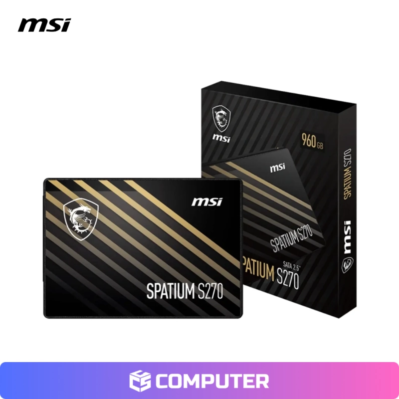 DISCO SOLIDO SSD SATA MSI SPATIUM S270 2.5 960GB