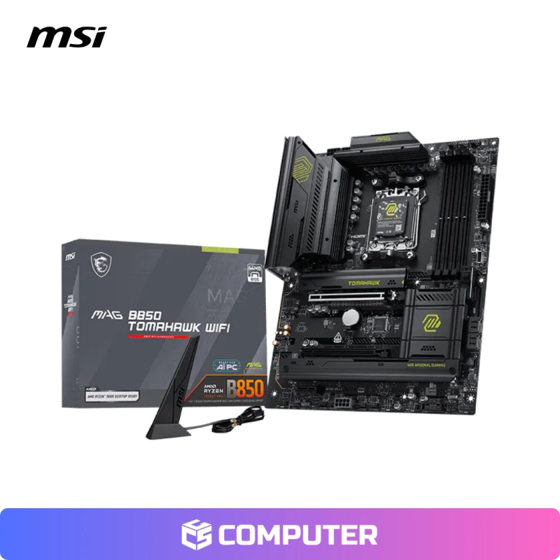 PLACA MADRE MSI MAG B850 TOMAHAWK WIFI/AM5