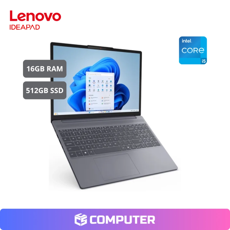 LAPTOP LENOVO 15IRH10 (83K101FELM) | I5-13420H | 16GB RAM | 512GB SSD