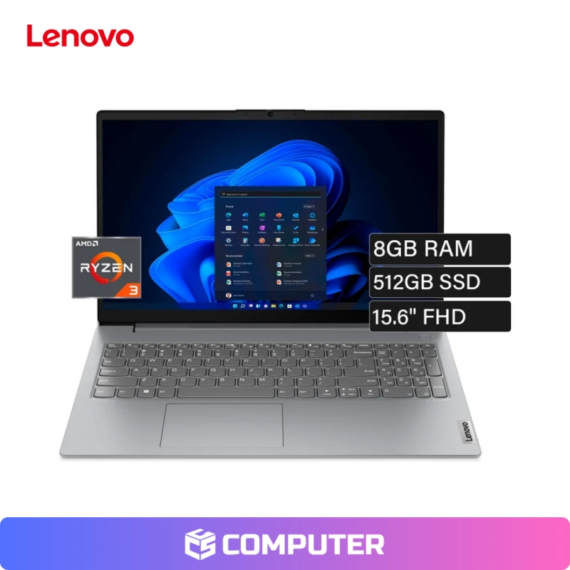 LAPTOP LENOVO V15 G4 AMN (82YU017LLM) | R3-7320U | 8GB RAM | 512GB SSD