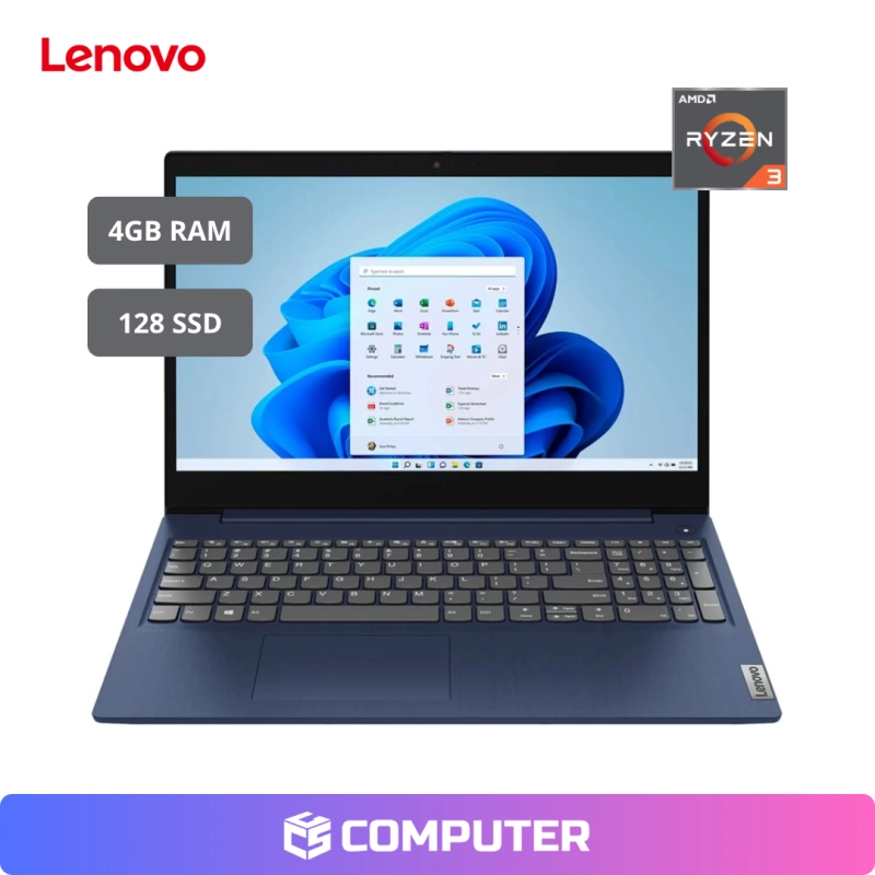 LAPTOP LENOVO 15AMN7       (82VG00R2US) | R3-7320U | 4GB RAM | 128GB SSD