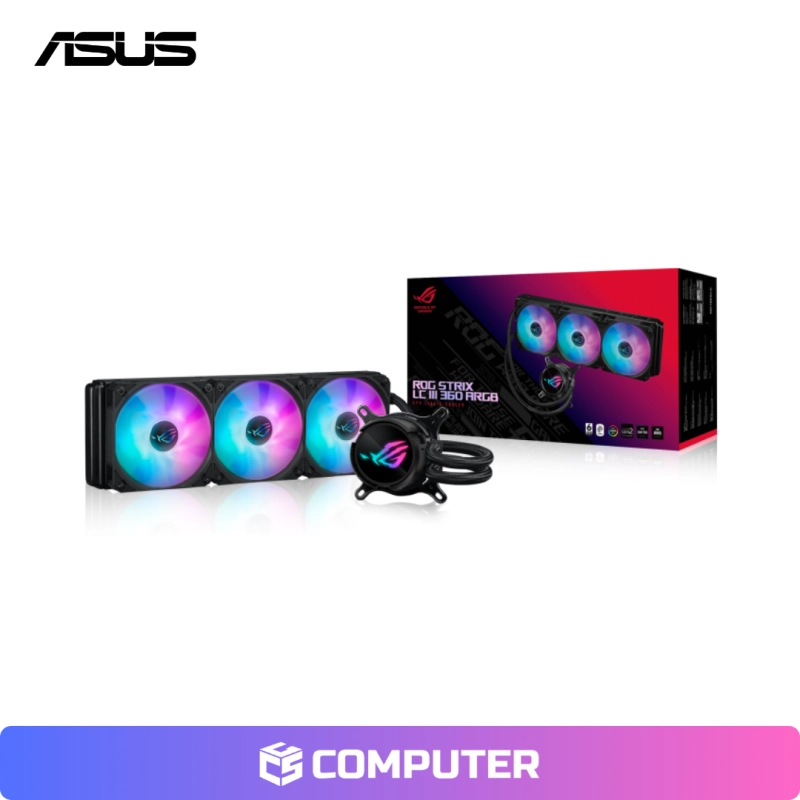 REFRIGERACION LIQUIDA ASUS ROG STRIX LC III 360 ARGB 3FAN