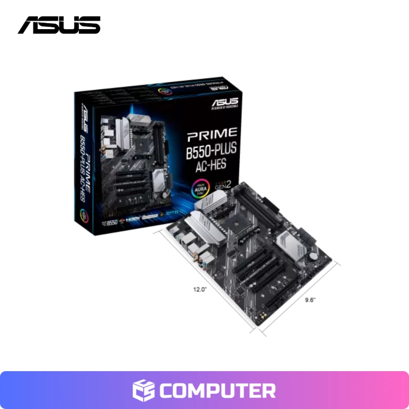 PLACA MADRE ASUS PRIME B550-PLUS AC-HES WIFI AM4