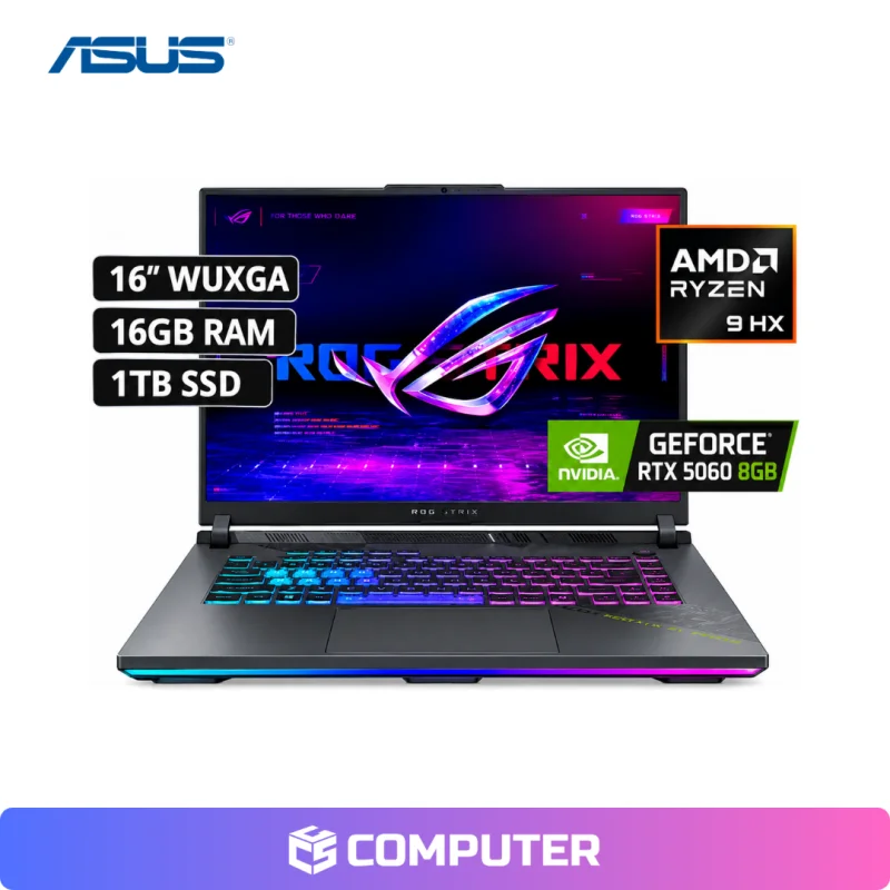 LAPTOP GAMER ROG STRIX G16 G614FM-WS94 | R9955HX | 16GB RAM | 1TB SSD