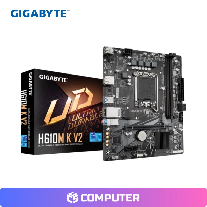 PLACA MADRE GIGABYTE H610M K V2 DDR5 /LGA 1700