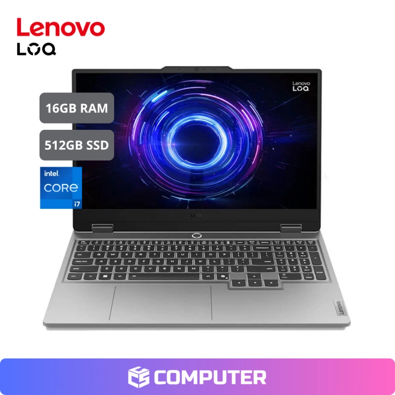 LAPTOP LENOVO LOQ ESSENTIAL 15IRX10 INTEL I7 13650HX | 16GB | 512GB SSD | RTX 5050 8GB | 15.6 FHD 144HZ