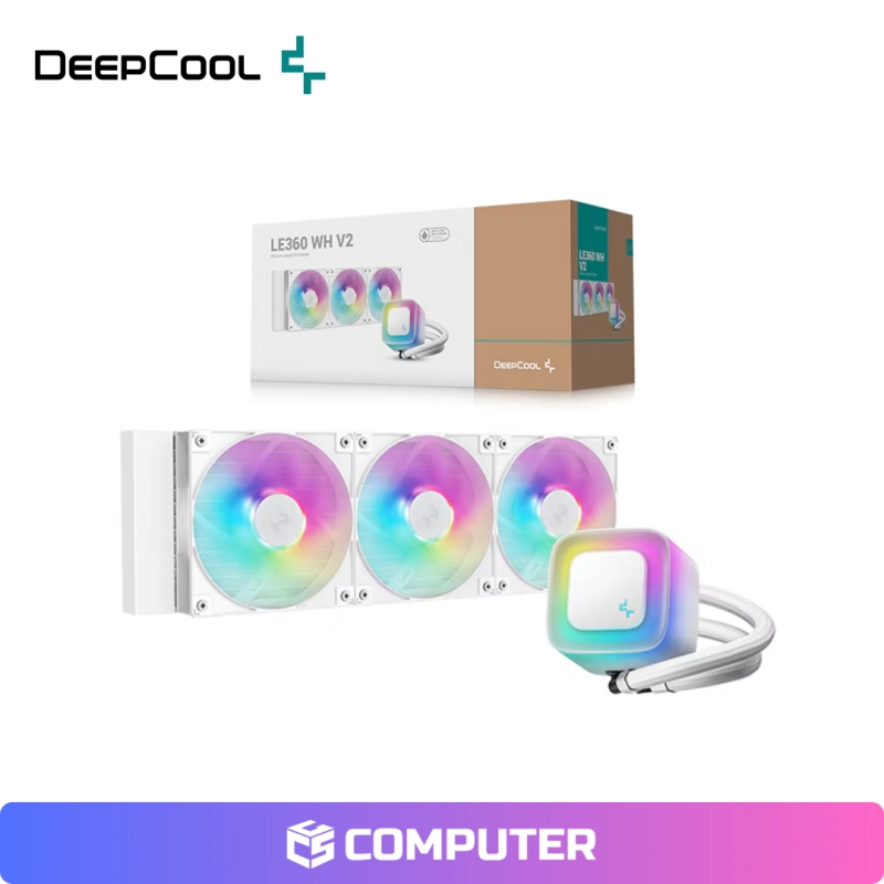 REFRIGERACION LIQUIDA DEEPCOOL LE360 V2 ARGB WHITE AMD/INTEL