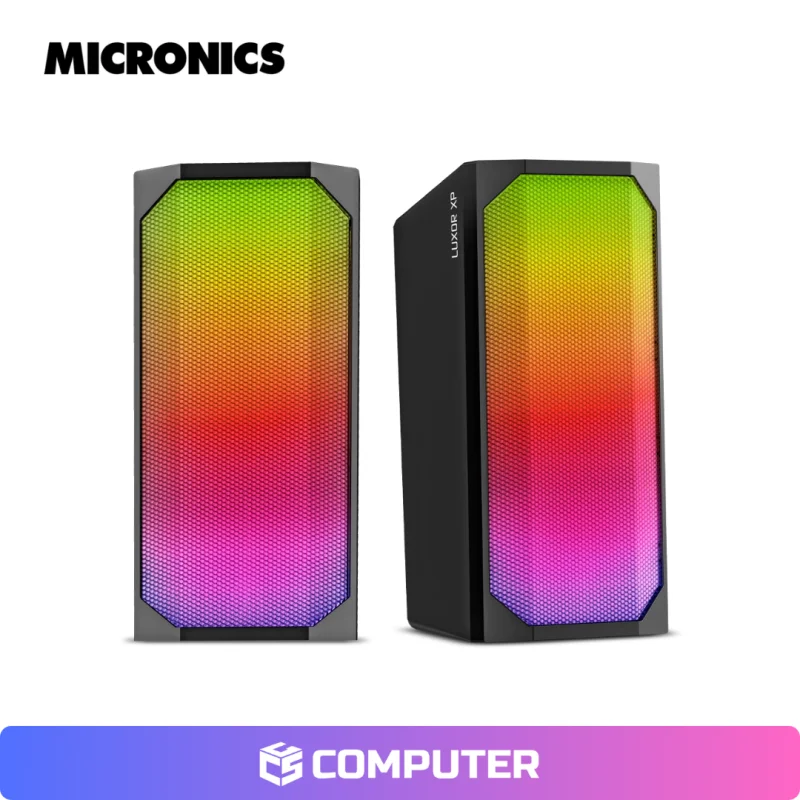PARLANTE MICRONICS LUXOR XP MIC S305 UXP RGB USB BLACK