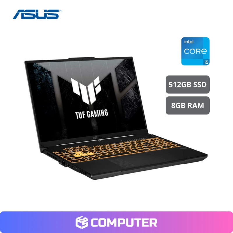 LAPTOP ASUS F16 FX607VJR-TU302W INTEL I5 205H | 8GB | 512GB SSD | RTX 3050 6GB | 16 WUXGA 144HZ