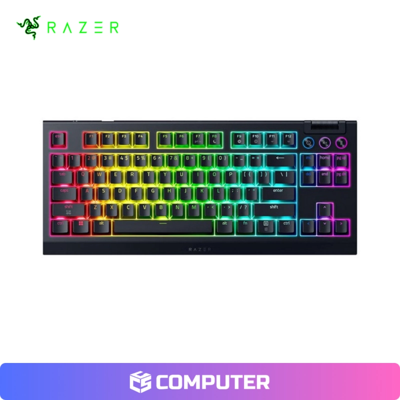 TECLADO RAZER BLACKWIDOW V4 TENKEYLESS HYPERSPEED SWITCH ORANGE