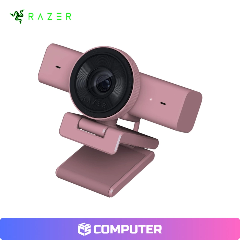 CAMARA WEB RAZER KIYO V2 X 2K 1440P/ 60FPS STREAMING USB ROSA QUARTZ