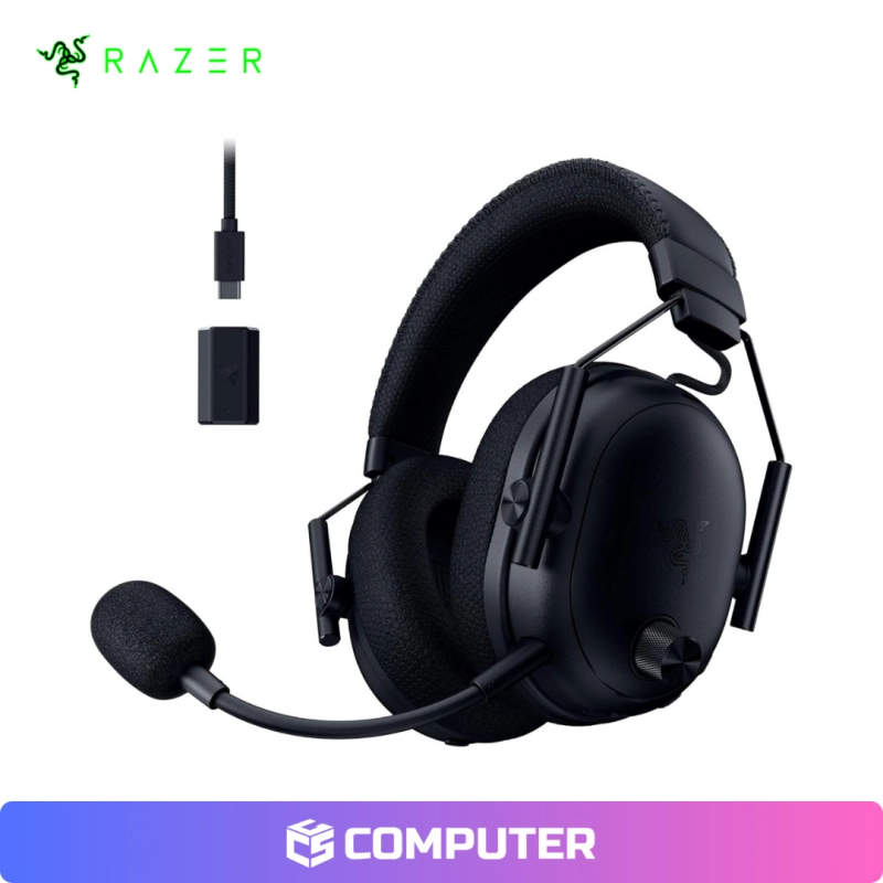 AUDIFONO C/MICROF RAZER BLACKSHARK V3 PRO 2,4 GHZ/ BLUETOOTH/ USB/ 3,5 MM BLACK